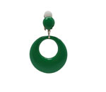 Small Flamenco Hoop Earrings for Girls Enameled. Bottle Green 1.325€ #50034PENPEQVRDBTLL